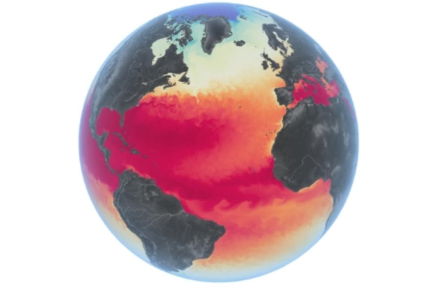 Record globale zeewatertemperatuur op 22 augustus 2026